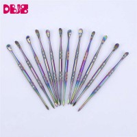 rainbow color dabber wax dabs tool weed smoking accessories concentrate dabs spoon smoke tobacco oil wax tool