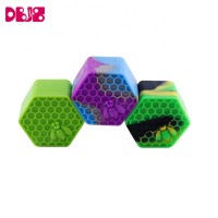 Silicone Wax Jar Cheap Hexagon Concentrate Dabs Container