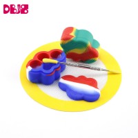 Wholesale High Quality  Silicone Cloud Shape Dabs Jar Seals Oil Wax Concentrate Container