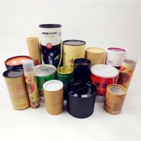 custom round Kraft Paper Tube packaging container cylinder containers box for Food