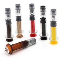 glass syringe injector cbd oil glass syringe 1ml 2.5ml 3ml 2ml luer lock glass syringe injector